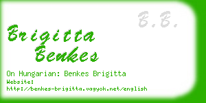 brigitta benkes business card